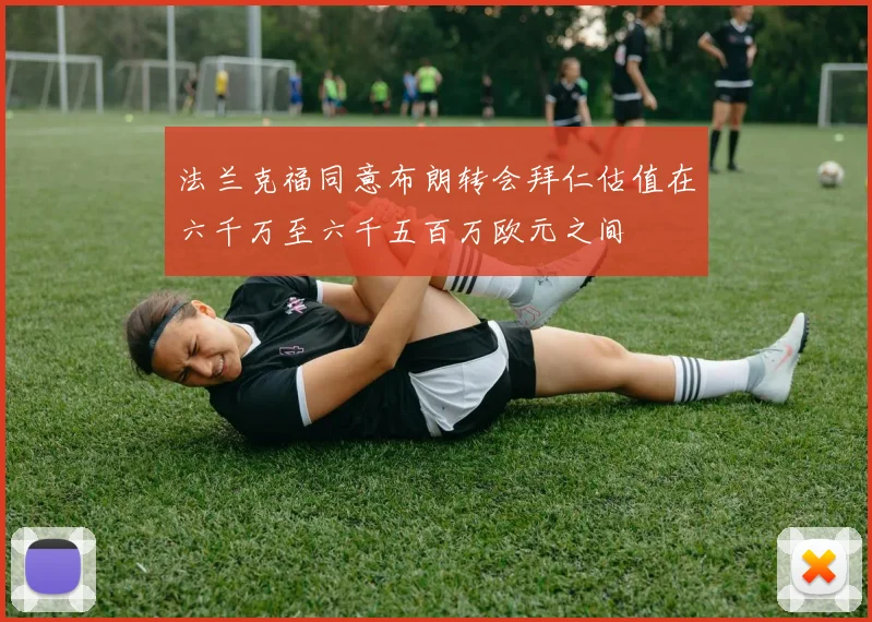 法兰克福同意布朗转会拜仁估值在六千万至六千五百万欧元之间